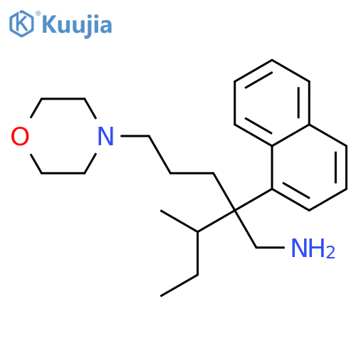 4-Morpholinepentanamine,b-(1-methylpropyl)-b-1-naphthalenyl- structure