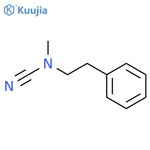 Cyanamide,N-methyl-N-(2-phenylethyl)- structure