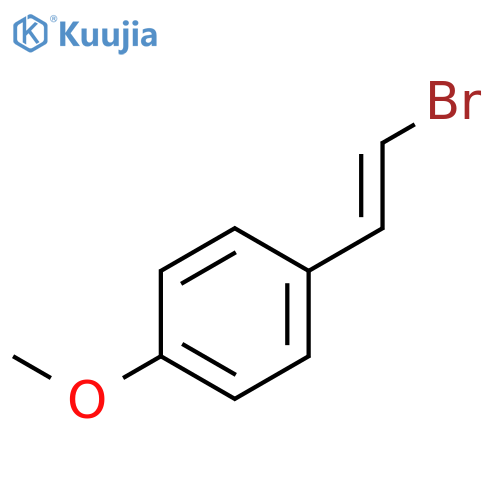 Benzene, 1-[(1E)-2-bromoethenyl]-4-methoxy- structure