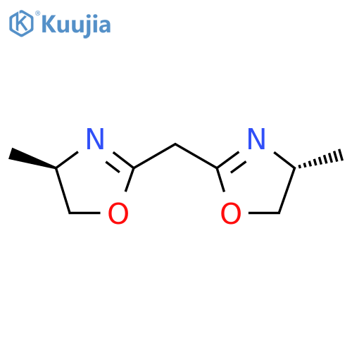 Bis((R)-4-methyl-4,5-dihydrooxazol-2-yl)methane structure
