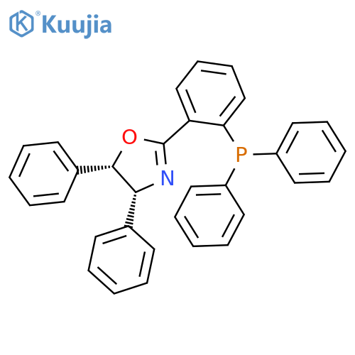 (4R,5S)-2-(2-(Diphenylphosphanyl)phenyl)-4,5-diphenyl-4,5-dihydrooxazole structure