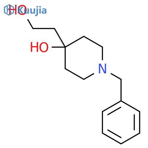 1-Benzyl-4-(2-hydroxyethyl)piperidin-4-ol structure