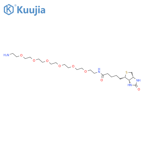 Biotin-PEG6-Amine structure