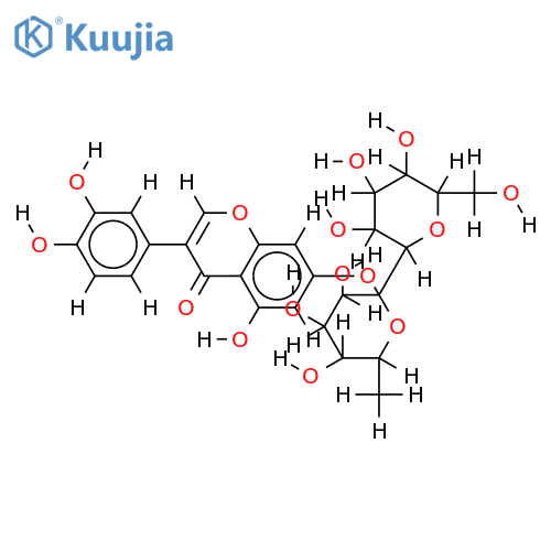 7-O-Rhamnosyglucoside-Orobol structure