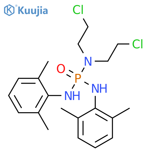 Phosphoric triamide,N,N-bis(2-chloroethyl)-N',N''-di-2,6-xylyl- (8CI) structure
