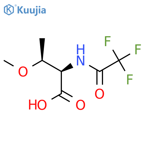 (2R,3S)-3-methoxy-2-(2,2,2-trifluoroacetamido)butanoic acid structure