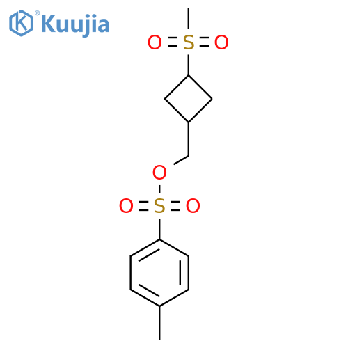 (3-Methanesulfonylcyclobutyl)methyl 4-methylbenzene-1-sulfonate structure