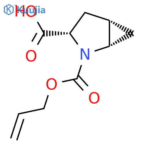 (1S,3S,5S)-2-[(prop-2-en-1-yloxy)carbonyl]-2-azabicyclo[3.1.0]hexane-3-carboxylic acid structure
