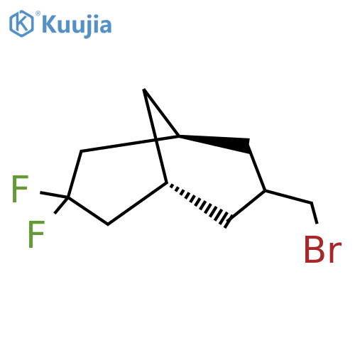 (1R,5S,7s)-7-(bromomethyl)-3,3-difluorobicyclo[3.3.1]nonane structure