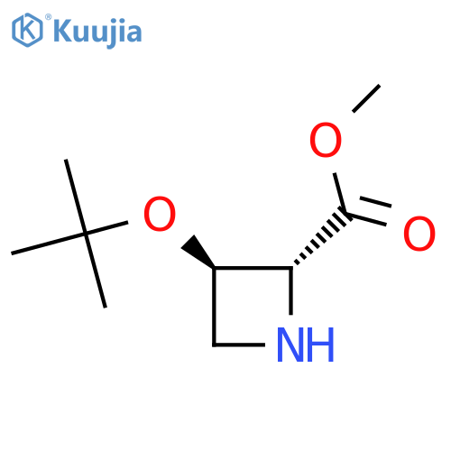 methyl (2R,3R)-3-(tert-butoxy)azetidine-2-carboxylate structure