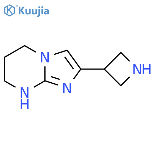 3-{5H,6H,7H,8H-imidazo1,2-apyrimidin-2-yl}azetidine structure