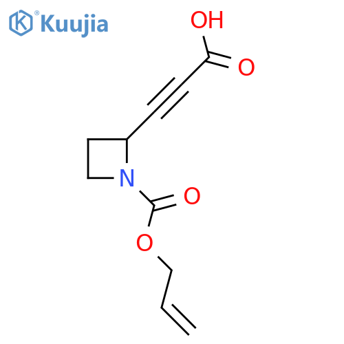 3-{1-[(Prop-2-en-1-yloxy)carbonyl]azetidin-2-yl}prop-2-ynoic acid structure