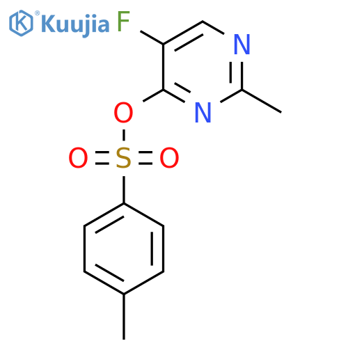 5-Fluoro-2-methylpyrimidin-4-yl 4-methylbenzene-1-sulfonate structure