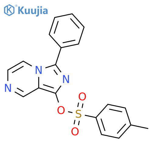 3-Phenylimidazo[1,5-a]pyrazin-1-yl 4-methylbenzene-1-sulfonate structure