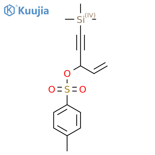5-(Trimethylsilyl)pent-1-en-4-yn-3-yl 4-methylbenzene-1-sulfonate structure