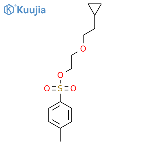 2-(2-Cyclopropylethoxy)ethyl 4-methylbenzene-1-sulfonate structure