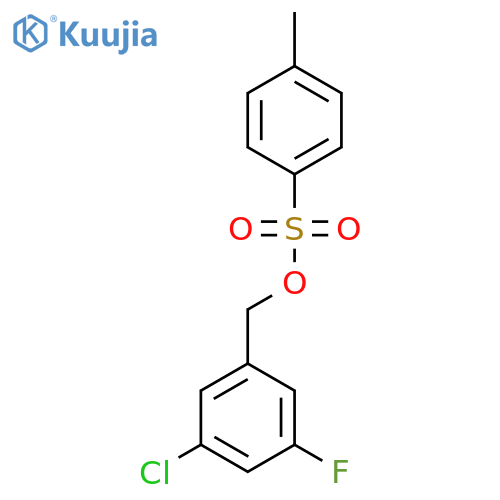 (3-Chloro-5-fluorophenyl)methyl 4-methylbenzene-1-sulfonate structure