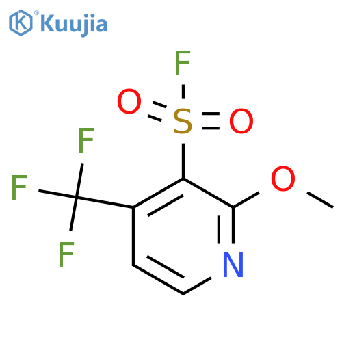 2-Methoxy-4-(trifluoromethyl)pyridine-3-sulfonyl fluoride structure
