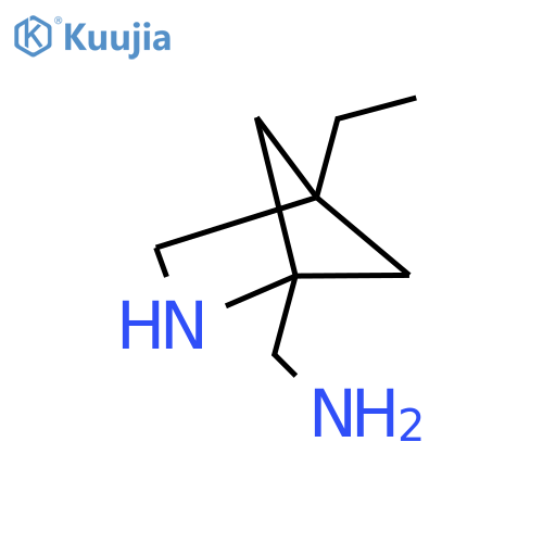 1-{4-ethyl-2-azabicyclo2.1.1hexan-1-yl}methanamine structure
