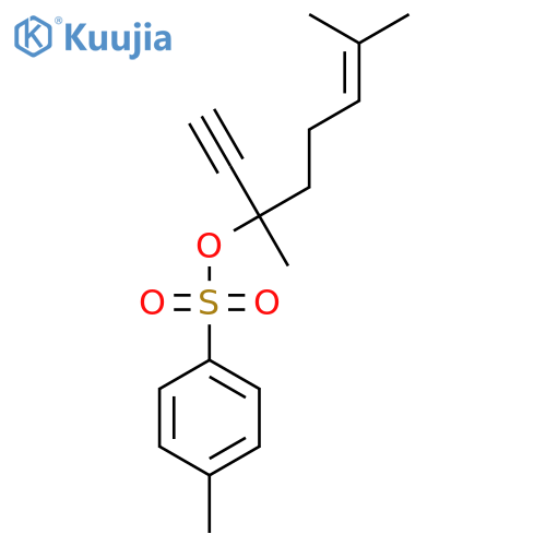 3,7-Dimethyloct-6-en-1-yn-3-yl 4-methylbenzene-1-sulfonate structure