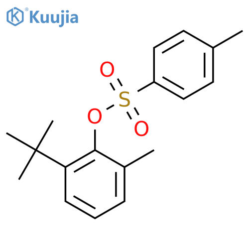 2-Tert-butyl-6-methylphenyl 4-methylbenzene-1-sulfonate structure