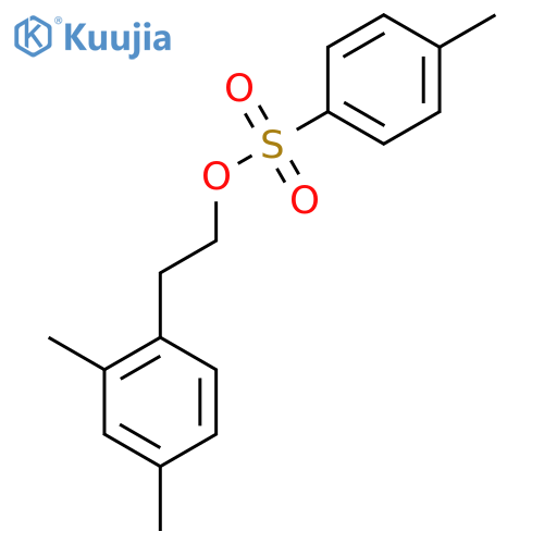 2-(2,4-Dimethylphenyl)ethyl 4-methylbenzene-1-sulfonate structure