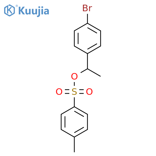 1-(4-Bromophenyl)ethyl 4-methylbenzene-1-sulfonate structure