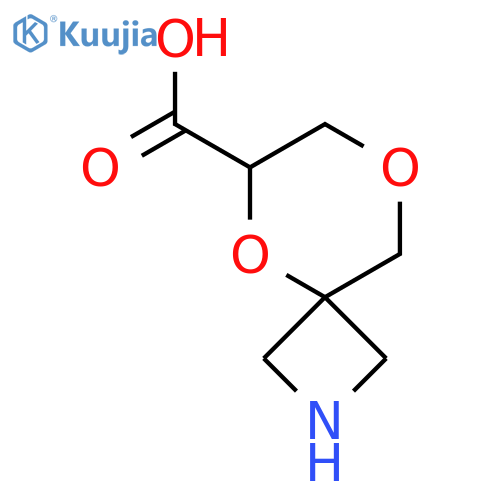 5,8-dioxa-2-azaspiro3.5nonane-6-carboxylic acid structure