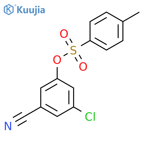 3-Chloro-5-cyanophenyl 4-methylbenzene-1-sulfonate structure