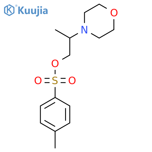 2-(Morpholin-4-yl)propyl 4-methylbenzene-1-sulfonate structure