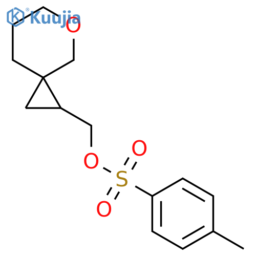 {5-Oxaspiro[2.5]octan-1-yl}methyl 4-methylbenzene-1-sulfonate structure