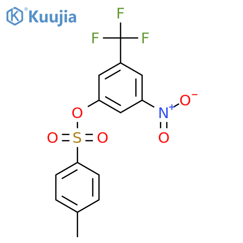 3-Nitro-5-(trifluoromethyl)phenyl 4-methylbenzene-1-sulfonate structure