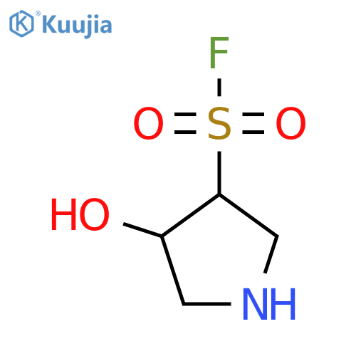 4-Hydroxypyrrolidine-3-sulfonyl fluoride structure