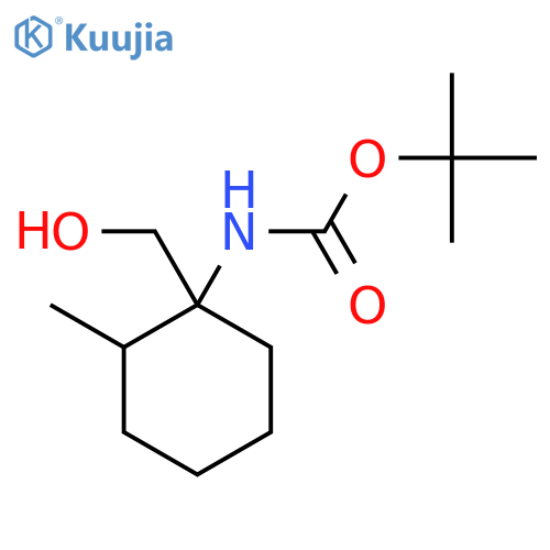 tert-butyl N-1-(hydroxymethyl)-2-methylcyclohexylcarbamate structure