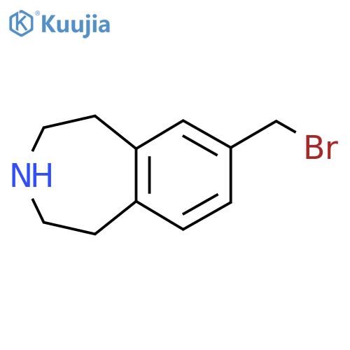 7-(bromomethyl)-2,3,4,5-tetrahydro-1H-3-benzazepine structure