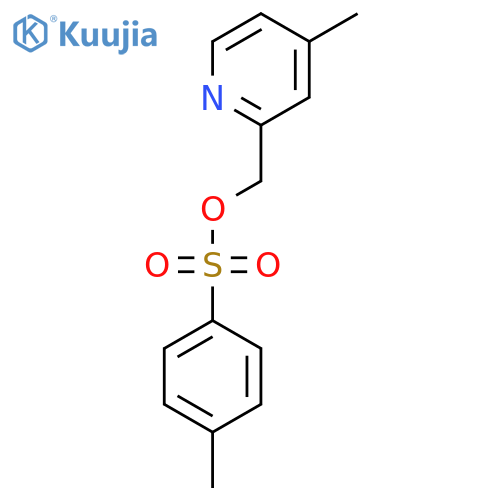 (4-Methylpyridin-2-yl)methyl 4-methylbenzene-1-sulfonate structure