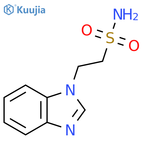 2-(1H-1,3-benzodiazol-1-yl)ethane-1-sulfonamide structure