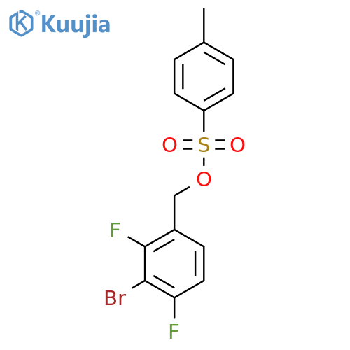 (3-Bromo-2,4-difluorophenyl)methyl 4-methylbenzene-1-sulfonate structure
