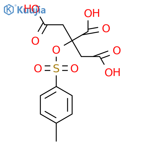 2-[(4-Methylbenzenesulfonyl)oxy]propane-1,2,3-tricarboxylic acid structure