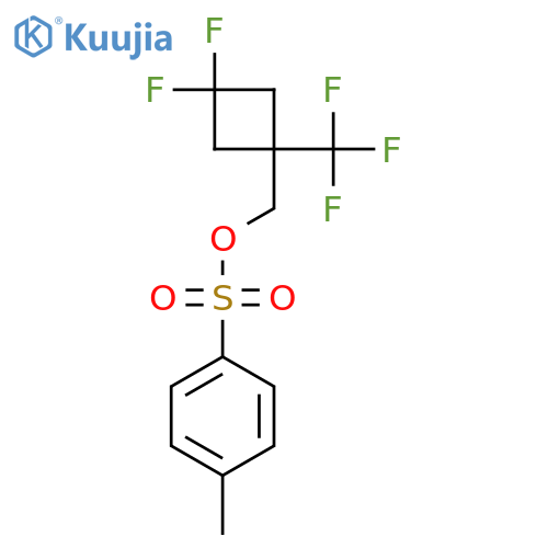 [3,3-Difluoro-1-(trifluoromethyl)cyclobutyl]methyl 4-methylbenzene-1-sulfonate structure