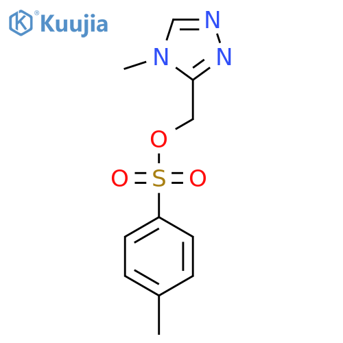 (4-methyl-4H-1,2,4-triazol-3-yl)methyl 4-methylbenzene-1-sulfonate structure