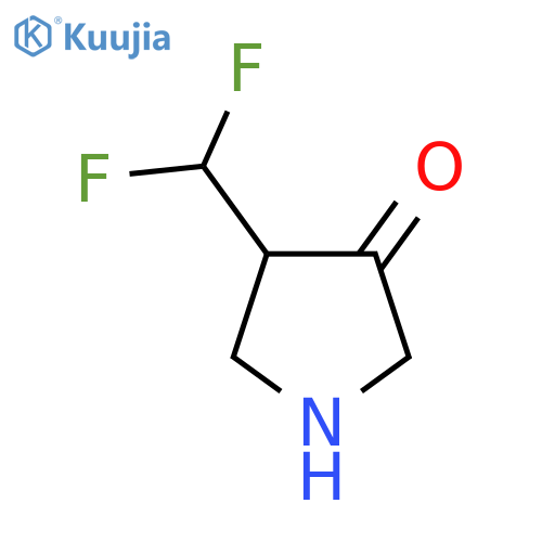 4-(Difluoromethyl)pyrrolidin-3-one structure