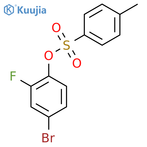4-Bromo-2-fluorophenyl 4-methylbenzene-1-sulfonate structure