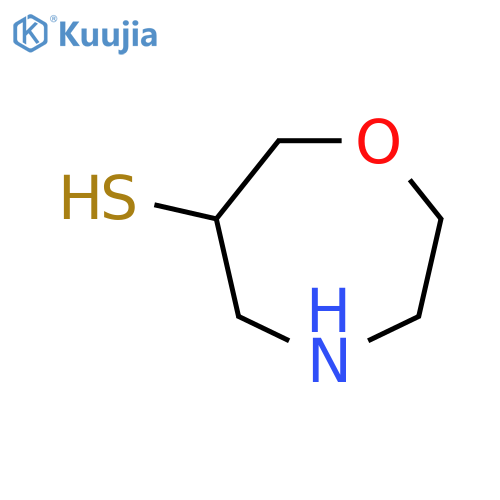 1,4-Oxazepane-6-thiol structure