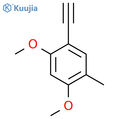 1-Ethynyl-2,4-dimethoxy-5-methylbenzene structure