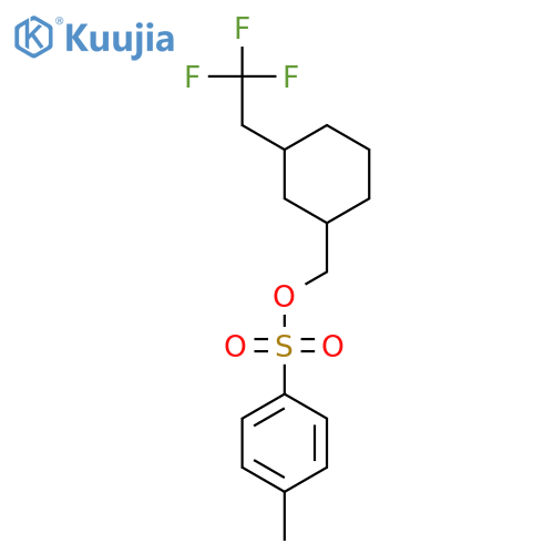 [3-(2,2,2-Trifluoroethyl)cyclohexyl]methyl 4-methylbenzene-1-sulfonate structure
