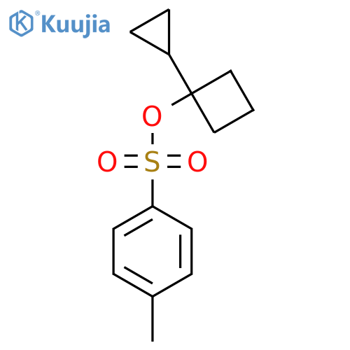 1-Cyclopropylcyclobutyl 4-methylbenzene-1-sulfonate structure