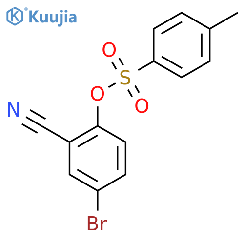 4-Bromo-2-cyanophenyl 4-methylbenzene-1-sulfonate structure
