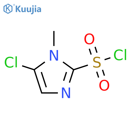 1H-Imidazole-2-sulfonyl chloride, 5-chloro-1-methyl- structure