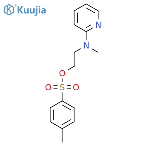 2-[Methyl(pyridin-2-yl)amino]ethyl 4-methylbenzene-1-sulfonate structure